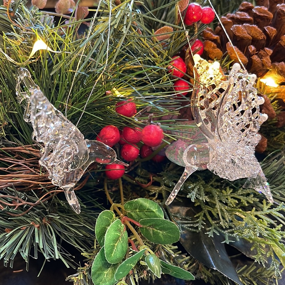 Vintage Silvestri Hummingbirds Ornaments (2)